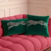 Velvet Cheetah Square Pillow