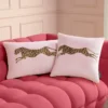 Velvet Cheetah Square Pillow