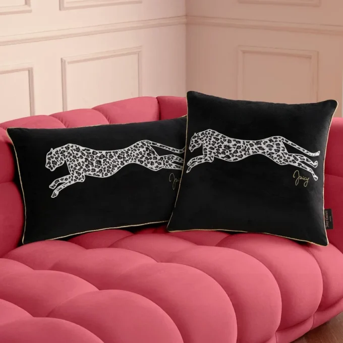 Velvet Cheetah Square Pillow