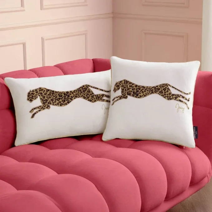 Velvet Cheetah Square Pillow