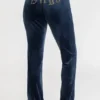 Virgo Customizable Big Bling Velour Track Pants