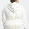 Wifey Customizable Big Bling Velour Hoodie