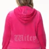 Wifey Customizable Big Bling Velour Hoodie