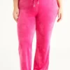 Wifey Customizable Big Bling Velour Track Pants